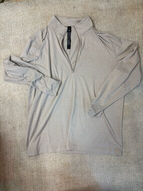 lululemon athletica Men's Quarter-Zip Pullover - Beige